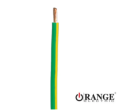 ORANGE 7/0.53MM CU/PVC EARTH WIRE Single  CABLE 3/.036″ (1.5mm2)100M ROLL Wire CABLE  100m. 