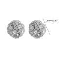 Y1UE Round Earring Non-Piercing Strong Magnet Ear Clip Fashion Jewelry. 