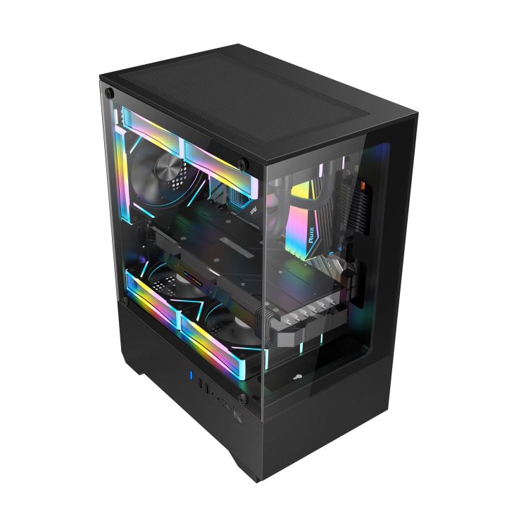 RUIX%20VENUS%20MICRO-ATX%20GAMING%20COMPUTER%20CASE%20MID%20TOWER%20WITH%20TEMPERED%20GLASS,%204%20PCI-E%20SLOTS%20&%20USB%203.0%20-%20Image%204