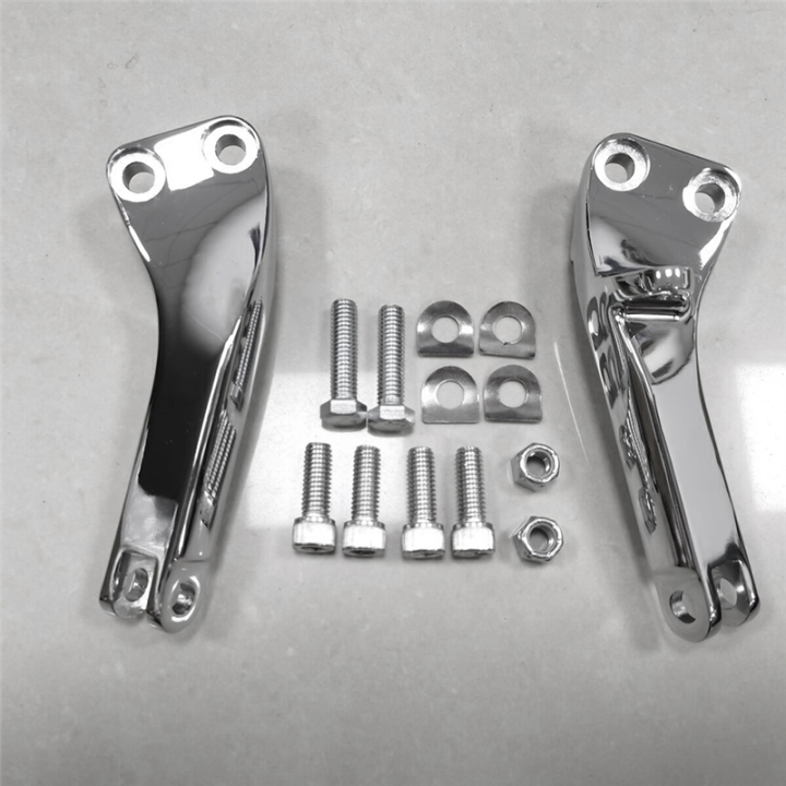 Chrome%20Passenger%20Foot%20Peg%20Mount%20Bracket%20Kit%20for%20Super%20&%20Wide%20Glide%2006-17%20-%20Image%207