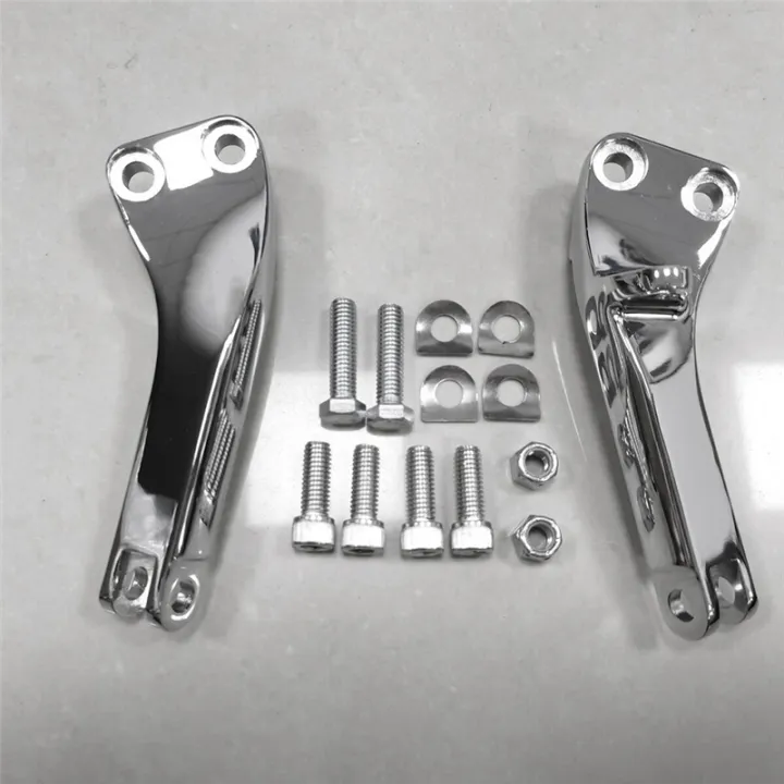 Chrome%20Passenger%20Foot%20Peg%20Mount%20Bracket%20Kit%20for%20Super%20&%20Wide%20Glide%2006-17%20-%20Image%207