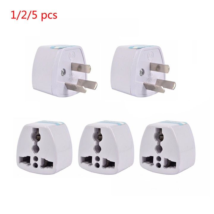 1/2/5pcs/lot 3pin Au Nz Power Plug Adapter 3 Pin New Zealand Travel ...