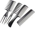 10Pcs Hairdressing Comb Set Hair Styling Pro Kit Professional Barber Salon Gift Black Color Set Portable Set Hair Care Style Accessory Comb for Women Men. 