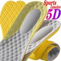 Insoles Breathable Damping Mesh Latex Memory Foam Massage Insole Sports Deodorant Running Shoe Inserts Pad Women Men Soft. 