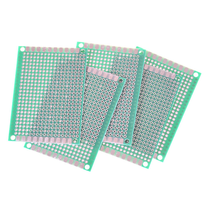 5pcs 4*6cm Single Side Tinned Prototype Protoboard Circuit PCB Board 1.6mm