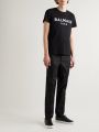 Balmain Paris T shirt Black Heavy Cotton T shirt a 240 GSM cotton T shirt. 