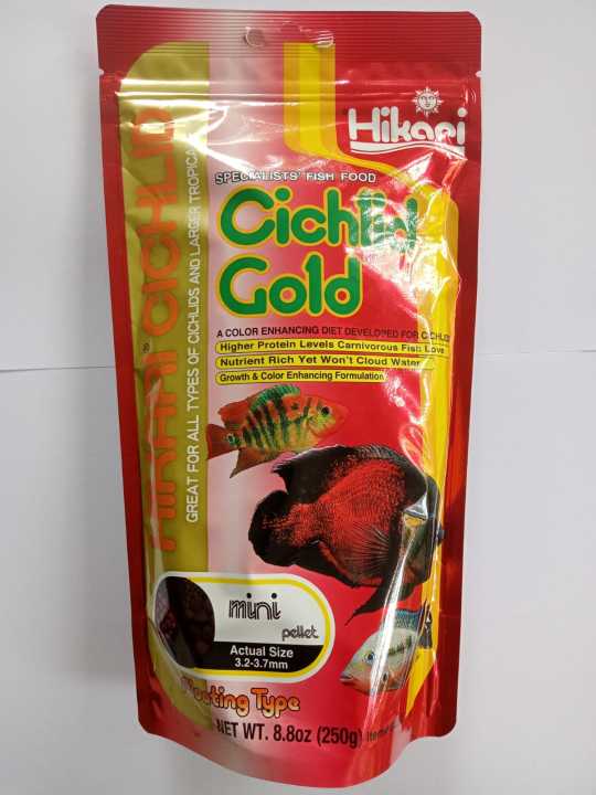 HIKARI%20FOODS,%20CICHLID%20foods,%20Cichlid%20Gold%20250g%20Mini%20Pellets,%20Hikari%20Cichlid%20Gold,%20OSCAR%20Food%20-%20Image%204