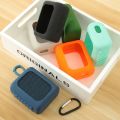 For JBL GO3 Speaker Silicone Cover Portable Protective Case with Carabiner. 