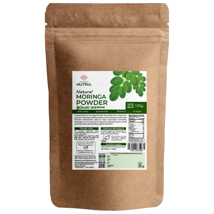 Ancient Nutraceuticals - Moringa Powder - 100g