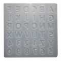 Small Alphabet And Numbers Silicone Mold For Resin. 