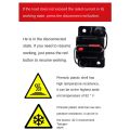 30A AMP Circuit Breaker Fuse Reset 12-24V DC. 
