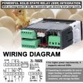 ZL-7802D Automatic Incubator Multifunctional Temperature and Humidity Controller Digital Hygrostat Thermostat for Eggs Turning and PID Control. 