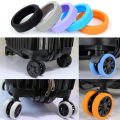 4PCS Luggage Wheels Protector Silicone Wheels Caster Shoes Travel Luggage Suitcase Reduce Noise Wheels Guard Cover Accessories. 