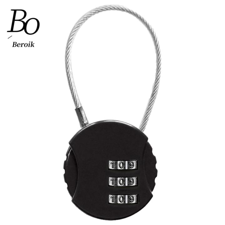 Beroik- Dial Digit Password Spherical Suitcase Security Password ...