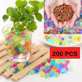 Magic Balls 200 pcs Magic Water Balls Pearl Crystal Soil Mud Plant Grow Balls Flower Plant Balls Toy For Kids. 
