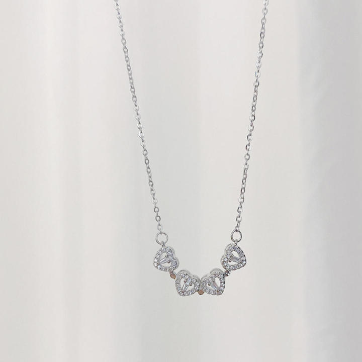 Cute%20Four%20Leaf%20Clover%20Necklace%20Dainty%20%20Necklace%20for%20Teen%20Girls%20Christmas%20Jewelry%20Necklaces%20for%20Girls,%20Heart%20Necklace%20for%20Women,%20-%20Image%207