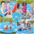 100cm Pet Play Water Spray Splash Mat Inflatable Sprinkler Cushion Pads Outdoor Garden Fountain Toy Tub Swiming Pool for Kid Dog. 