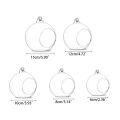 Flower Pot Transparent Hanging Glass Vases Ball Clear Succulents Ball Container 6/8/10/12/15cm Borosilicate Glass Glass Planter Garden. 