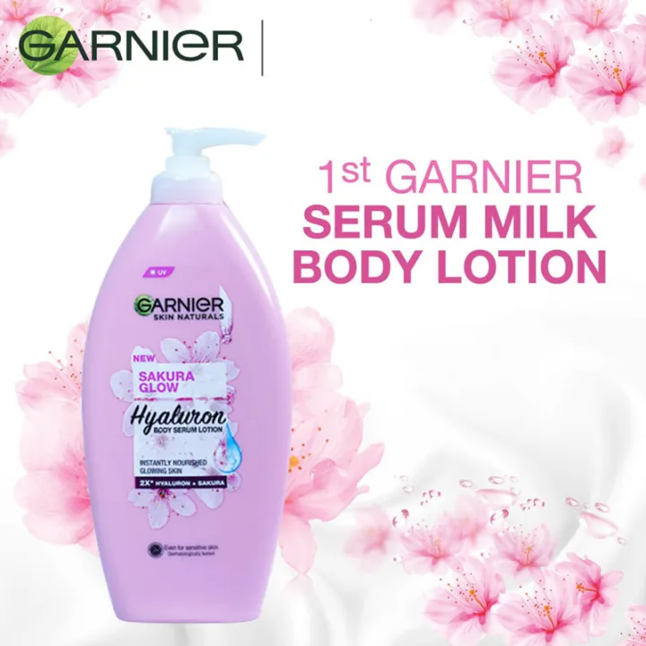 GARNIERS%20SAKURA%20GLOW%20HYALURON%20SERUM%20BODY%20LOTION%20400ml%20-%20Image%203
