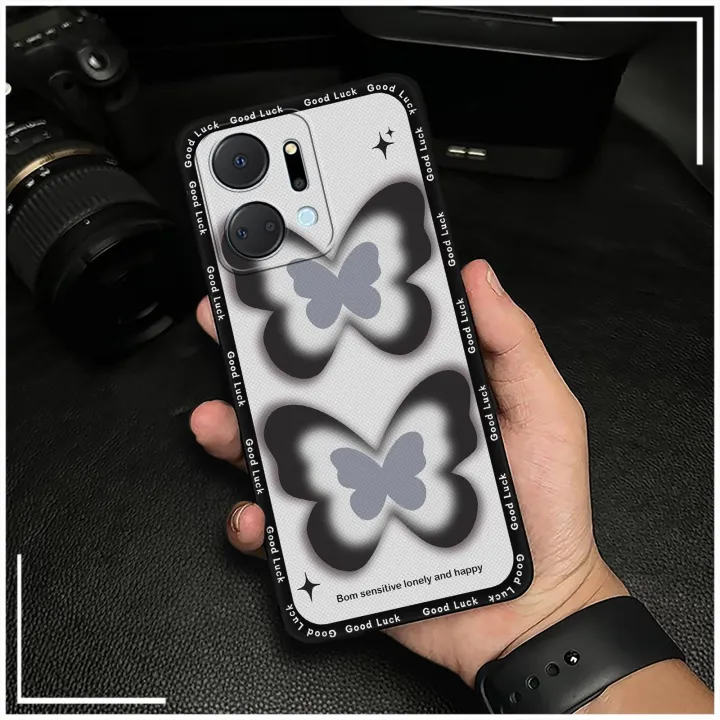 Silicone%20Shockproof%20Phone%20Case%20For%20Honor%20X7a/Play7T%205G%20Soft%20case%20Cute%20Full%20wrap%20Phone%20Pouch%20flower%20Oil%20Painting%20TPU%20-%20Image%203