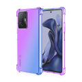 for Xiaomi Mi 11T 5G-Xiaomi Mi 11T Pro 5G Phone Cases Soft TPU Silicone Shockproof Airbag Clear Gradient Protective Back Covers Skin. 