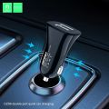 Denmen DZ06 3.1A Dual Charging Port Car Charger Auto ID Short Circuit Protection USB Mobile Car Charger. 