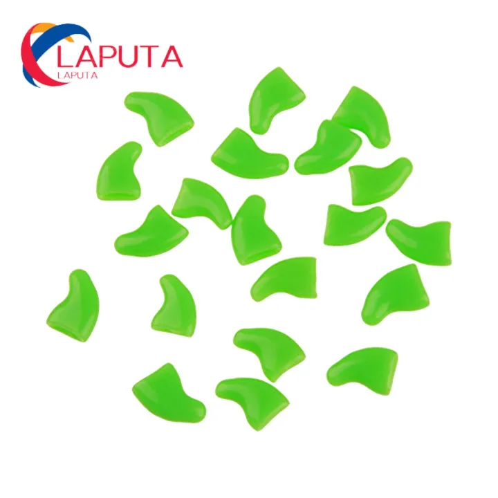 Cat Claw Covers 20pcs Pet Nail Caps for Dogs Cats Claw Covers Adhesive Fashionable Protector Accessory Cat Nail Covers