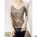 Camisole vest, new product, practical half-belt vest, satin An 024 vest, hanging mouth, acetic acid, summer 2, three models, imitation and versatile. 