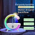 Anti-Gravity Humidifier 800ML Cool Mist Light Home Office Bedroom Moisturizing Water Drop Levitating Countercurrent Humidifiers. 