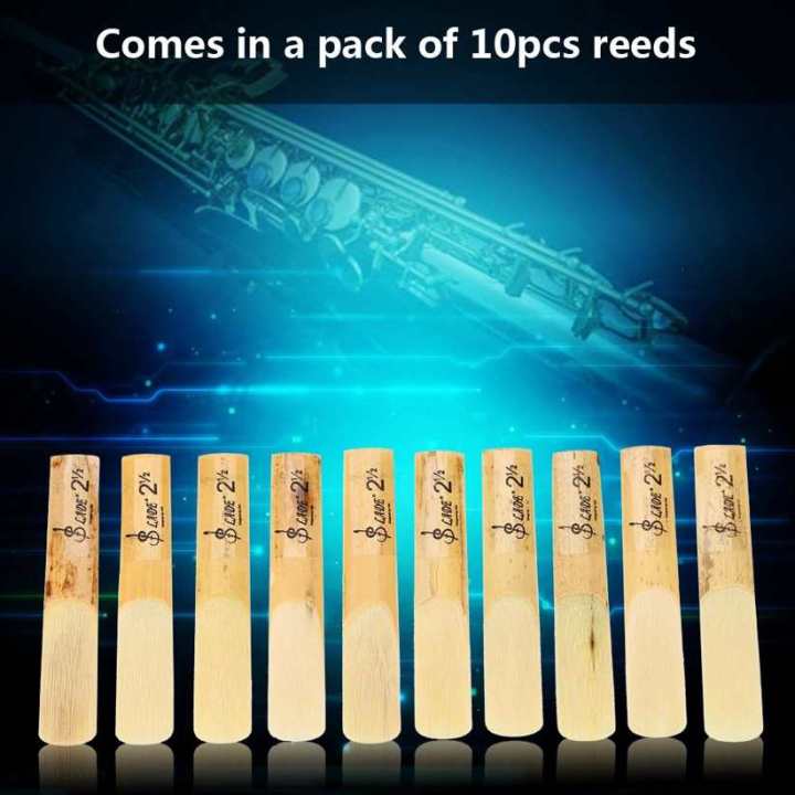 10pcs/Box%20Soprano%20Sax%20Saxophone%20Reeds%202.5%20Strength%20Reed%20for%20Beginners%20Durable%20-%20Image%206