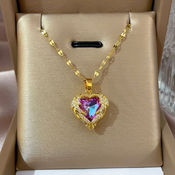 OYJR%20Kalung%20Titanium%20Anti%20Karat%20Original%20Stainless%20Steel%20Necklace%20For%20Women%20Gold%2018K%20Plated%20Choker%20Jewellery%20Accessories%20Butterfly%20Flower%20Pendant%20Birthday%20Gift%20for%20Girls%20-%20Image%204