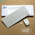 Mini Keyboard and Optical Mouse (Wireless) - White. 