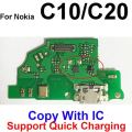 USB Charging Board For Nokia C30 C10 C20 C3 C2 C1 G10 G11 G21 G20 G50 X10 X20 Usb Port Charger Board Microphone Flex Cable Parts. 