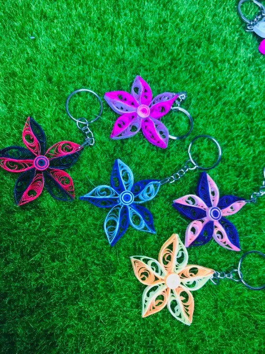 50%20pcs%20Stylish%20Paper%20Quilling%20Key%20Tag%20DIY%20Handmade%20Beautiful%20&%20Colorful%20Variations%20-%20Image%207