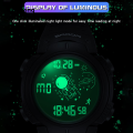 【Global best-seller】Sutuiying Sales promotion SANDA Men's Watches Waterproof Sports Stopwatch Chronograph Watch For Male LED Electronic Digital Wristwatches Relogio Masculino. 