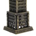Metal Home Crafts Handicraft Decoration Desktop Ornament Big Ben Model Big Ben Tower Sculpture Home Decoration. 