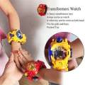 Creative Children Watch Transformers Electronic Watch Kid Robot Educational Toys Sport Digital Watches Kids Boy Girl Clock Gift. 