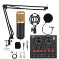 Recording Studio Microphone Full Set with Mixer Console. 