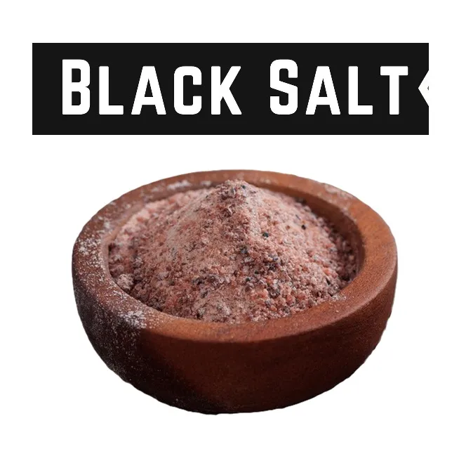 Black Salt Powder 500g Pack Suitable for Daily use