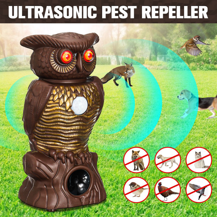 Outdoor Tools DIY Ultrasonic Pest Repellers Garden Animal Repellent Bird Scarer PIR Sensor Best Pest Controller to Bugs Insects Mice Ants Mosquitoes Spiders Rodents and Roach