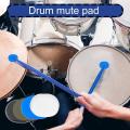 Pcs/ Silicone Self-adhesive Snare Drum Mute Drum Dumb New Pad Percussion Damping Transparent Pad Muffler W8E6. 