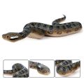 New Realistic Rubber Toy Snake North Green Anaconda Scary Halloween Props Toy. 