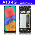 LCD With Frame For Samsung Galaxy A13 4G A135 A135M A135F Display Touch Screen Digitizer Assembly Replacement Parts. 