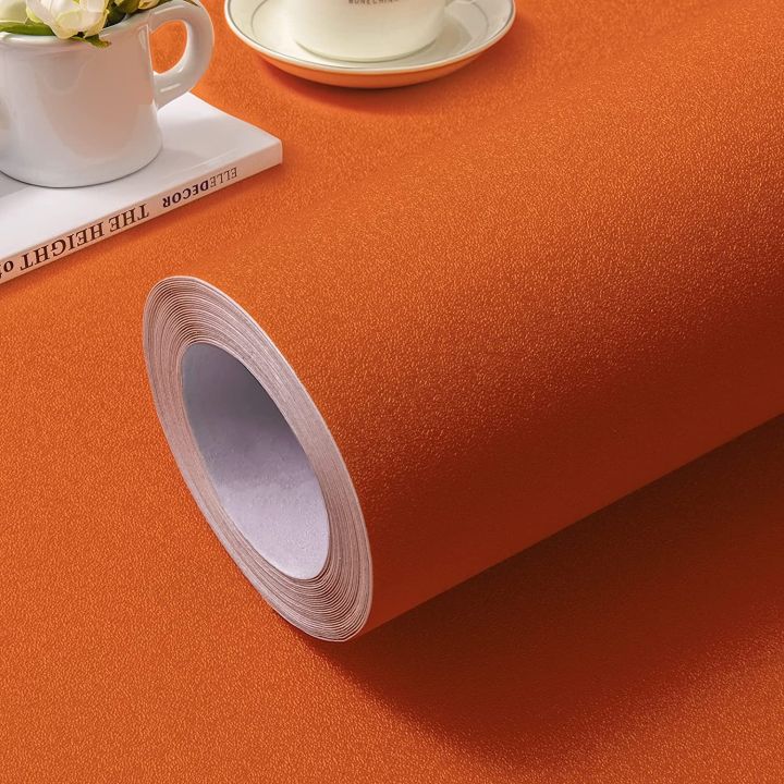 Solid Color Contact Paper Pure Green Wallpaper Vinyl Adhesive Waterproof Wall Paper for Cabinet Shelf Liner Room Walls Covering