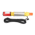 Submersible Water Pump Deep Well Pump Efficient Copper Motor Stainless Steel Spring DC12V for Agricultural. 