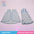 Newborn Baby Frocks 06Pcs 100% Cotton Hospital Pack. 