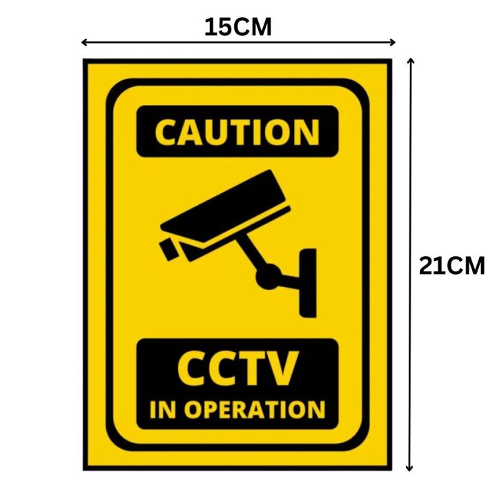 Caution Cctv In Operation Sign Board - FOAM BOARD MATERIAL
