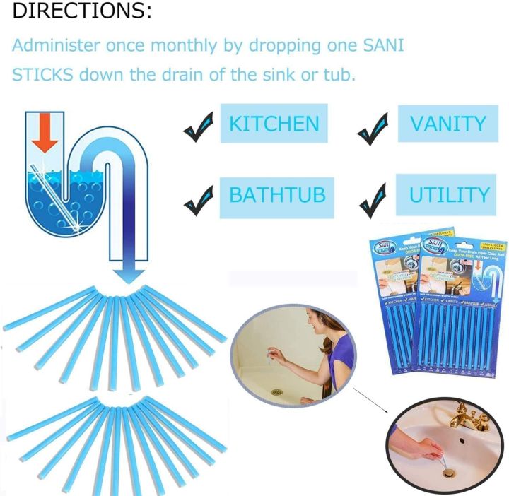 Sani%20Sticks%20Drain%20Cleaner%20Cleaning%20Sewage%20Decontamination%20Deodorant%20The%20Kitchen%20Toilet%20Bathtub%201%20Pack%20(12%20Sticks)%20Assorted%20color%20-%20Image%206