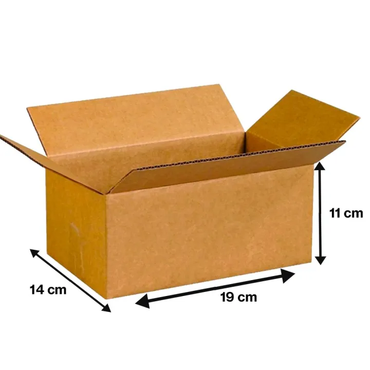10Pcs (Length 19cm x Height 11cm x Width 14cm ) Corrugated Shipping ...