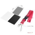 Digital Camera 3 Colors Small Size White Balance Cards With Neck Strap For Photo. 
